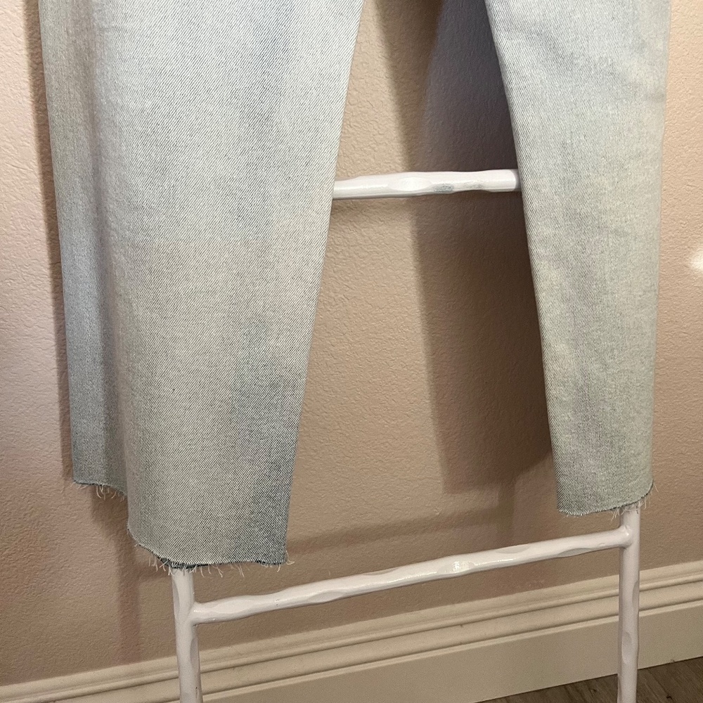7 For All Mankind Luxe Vintage Cropped Alexa Lightwash Jeans 30 - Picture 2 of 5